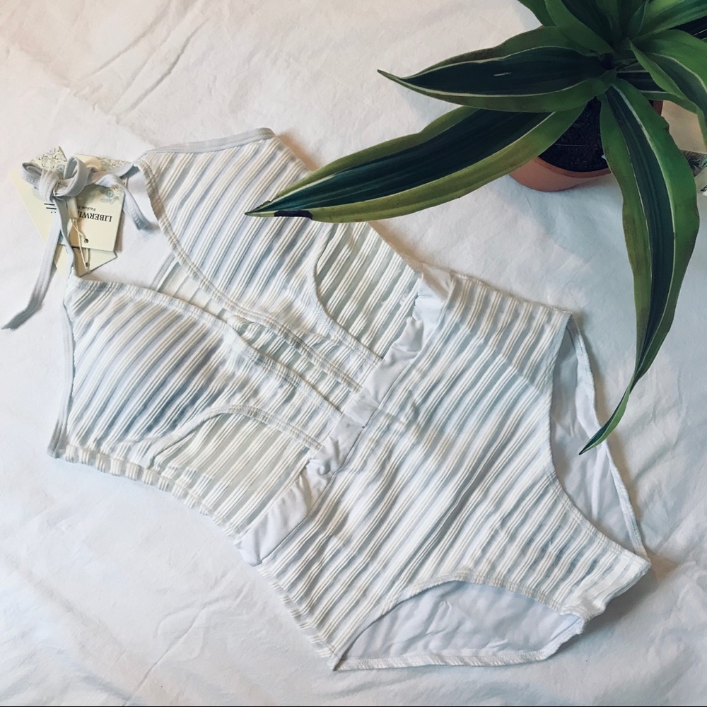 One Piece White Bathing Suit